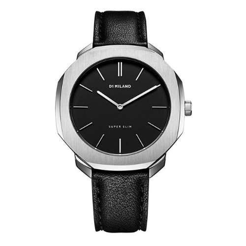 D1 Milano Super Slim Leather Watch