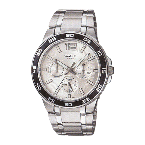 Casio Classic Multifunction Stainless Steel Watch
