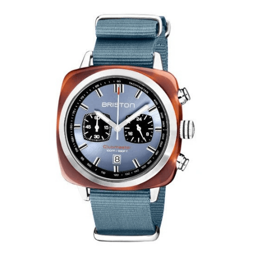 briston clubmaster sport chrono ice blue 20142 sa ts 25 nib
