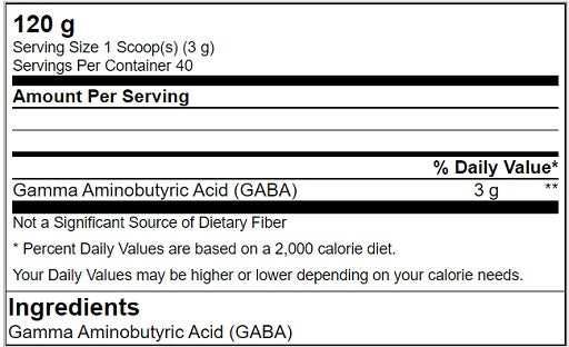 GN GABA Powder 120g