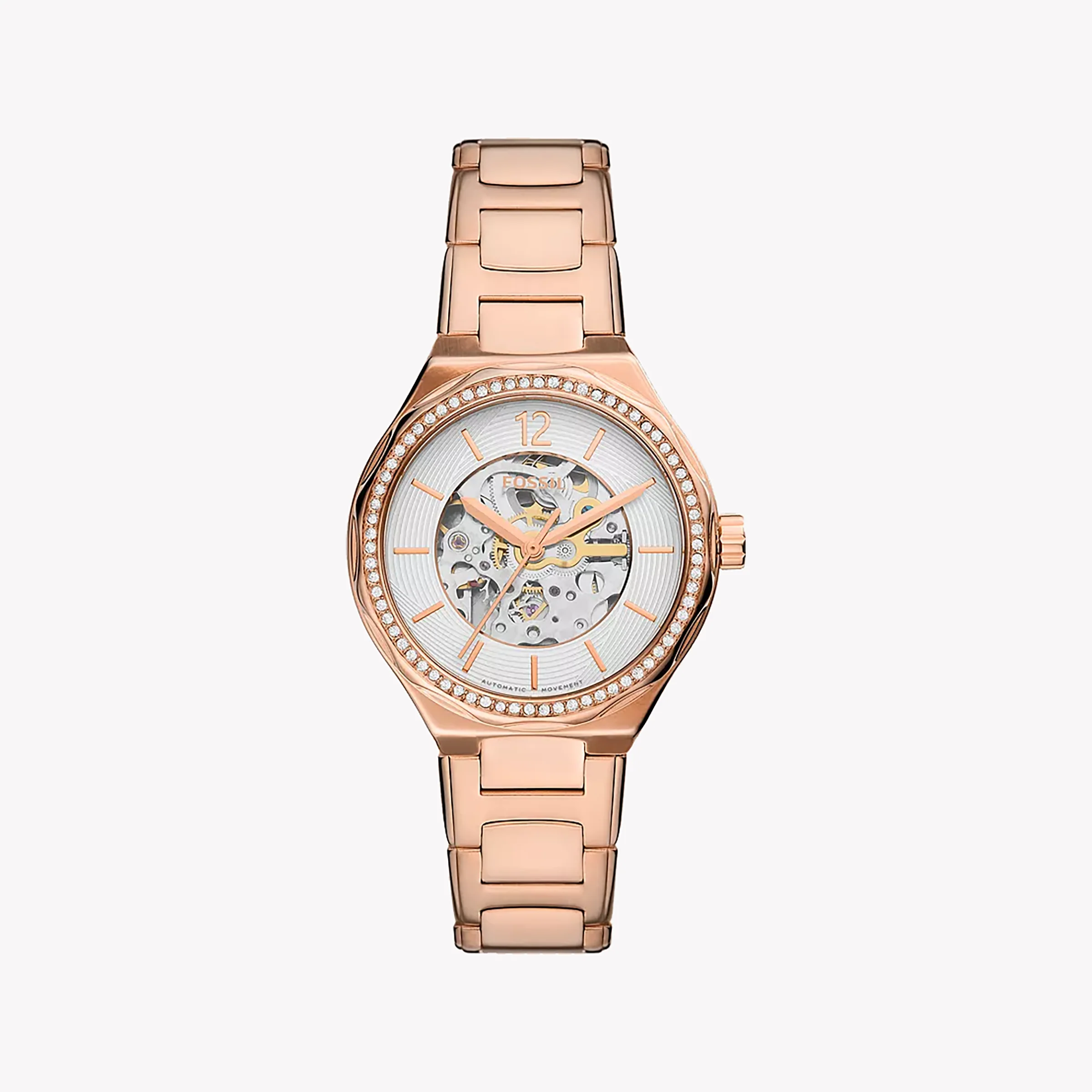 Fossil Eevie Quartz Crystal White Dial