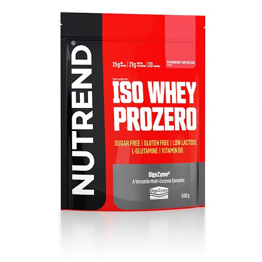 nutrend iso whey prozero 500g schokoladenbrownie