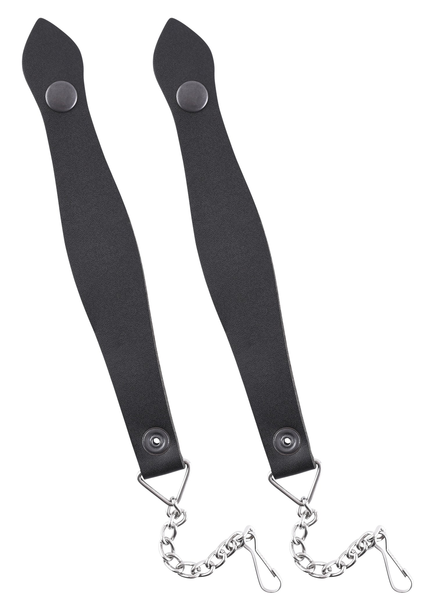 Hochwertiger Sporran Halter aus schwarzem Echtleder