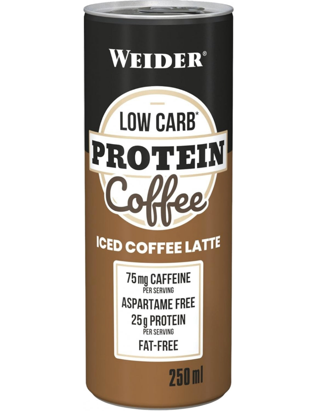 Weider Milk Protein Shake 12x250ml Iced Coffee Latte