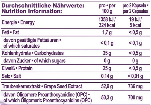 IronMaxx OPC Grape Seed Extract 130 Kaps.