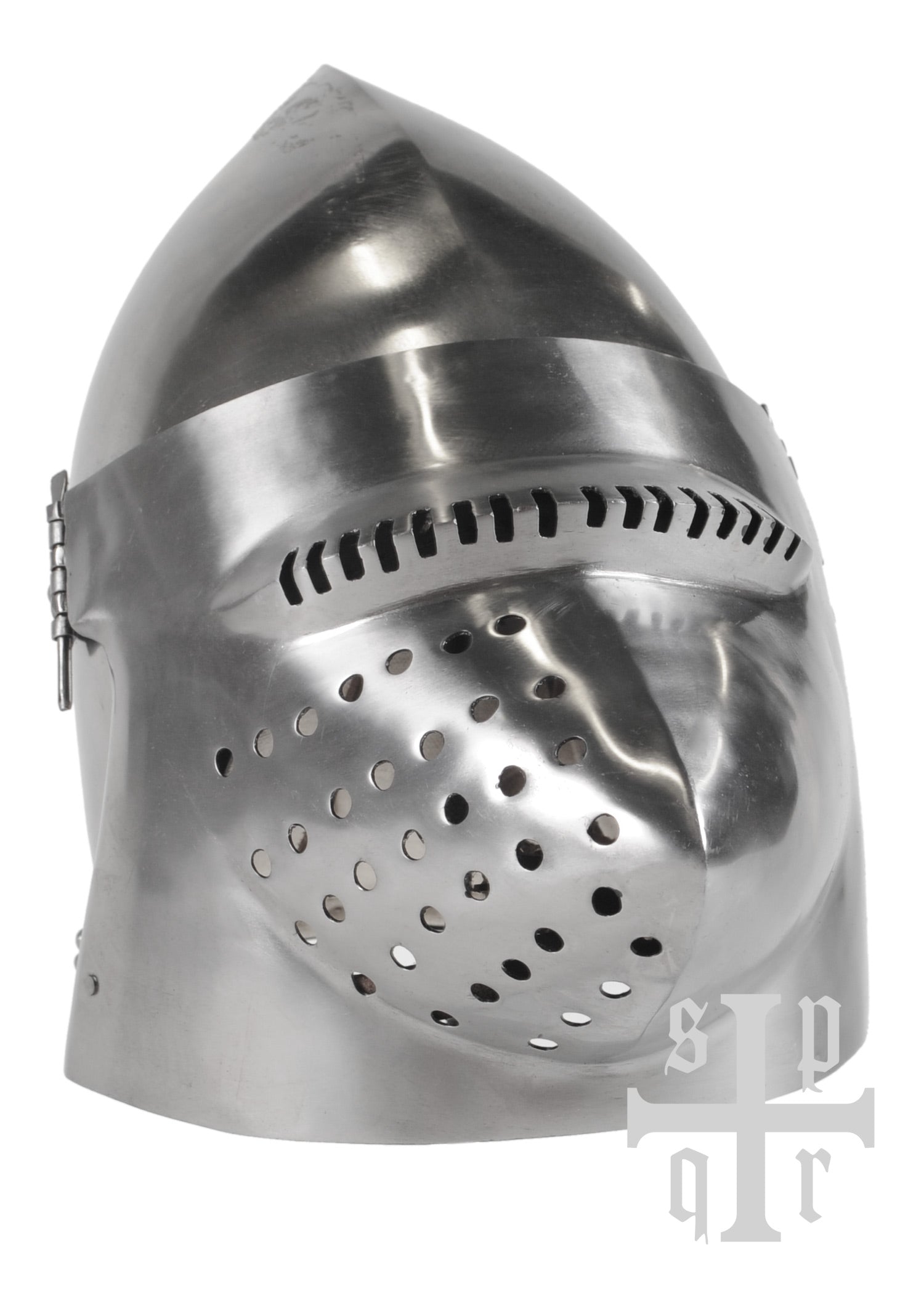 hundsgugel mittelalter helm schloss churburg ca 1395 1 2 mm stahl