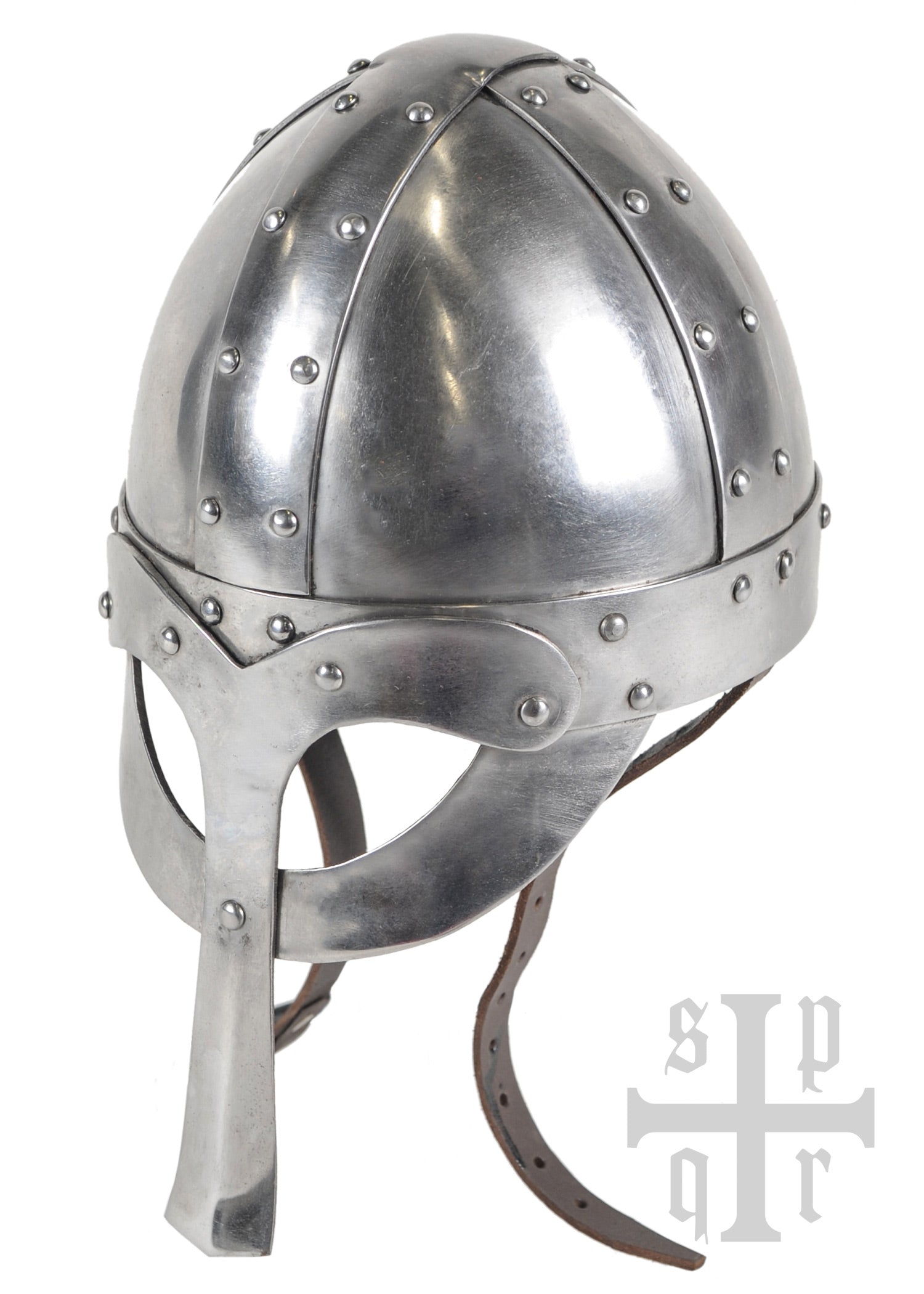 wikinger brillenhelm mit langem nasal 2 mm stahl