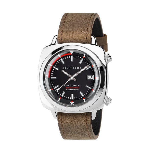 Briston Clubmaster Diver Steel – Schwarz