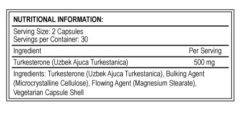 Extreme Labs Turkesterone TRK 60 caps
