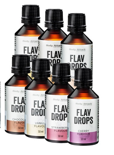 body attack flav drops 50ml banane