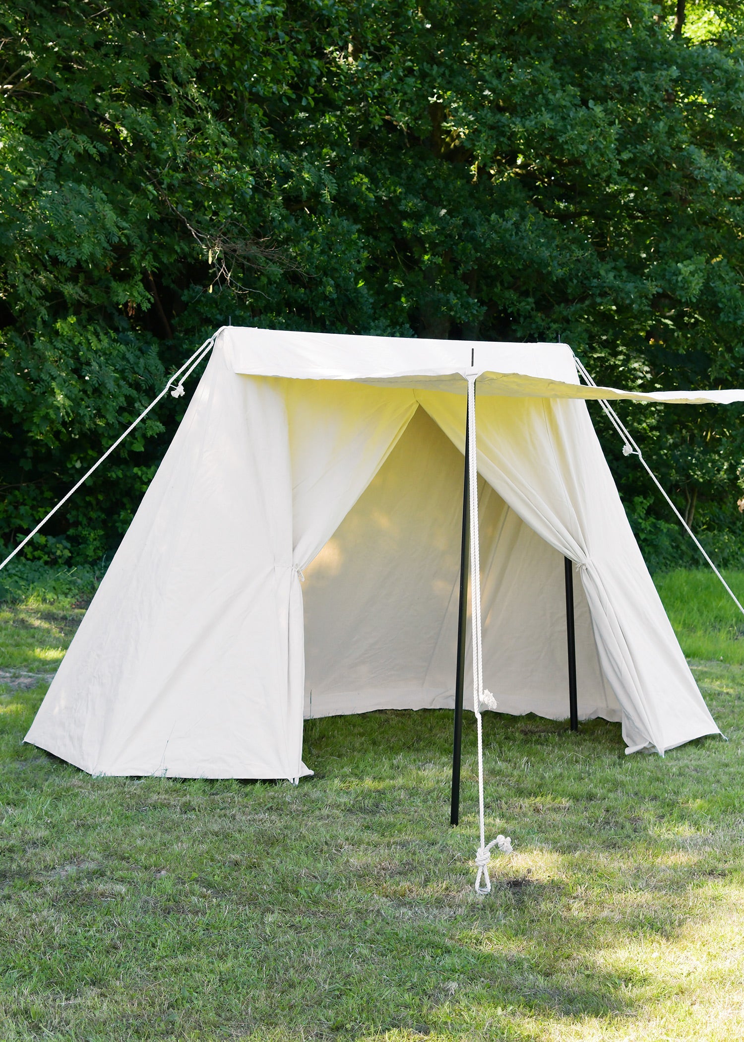 sachsenzelt jorvik 2 x 4 m 340 gsm naturfarben
