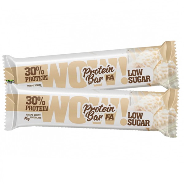 FA Nutrition WOW Protein Bar 40g Crispy White Chocolate
