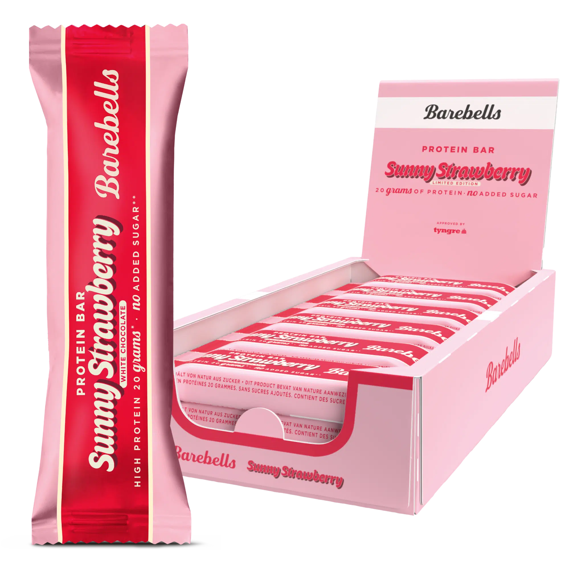 Barebells Protein Bars 12x 55g Sunny Strawberry
