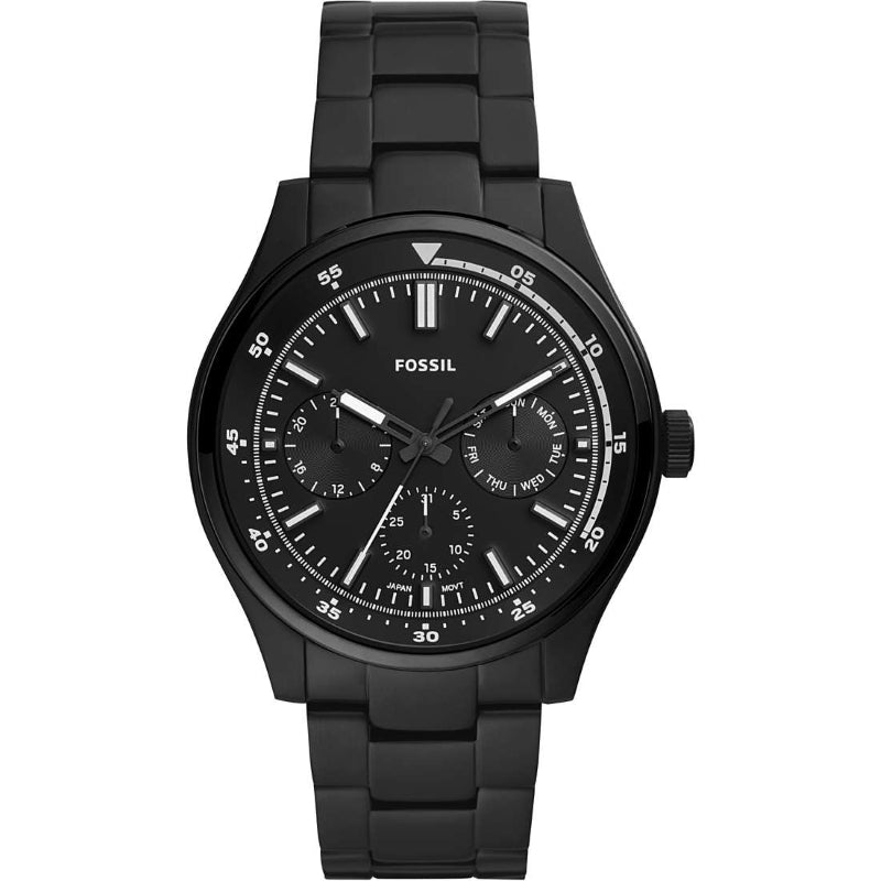 Fossil Belmar Multifunction Black Stainless Steel Watch