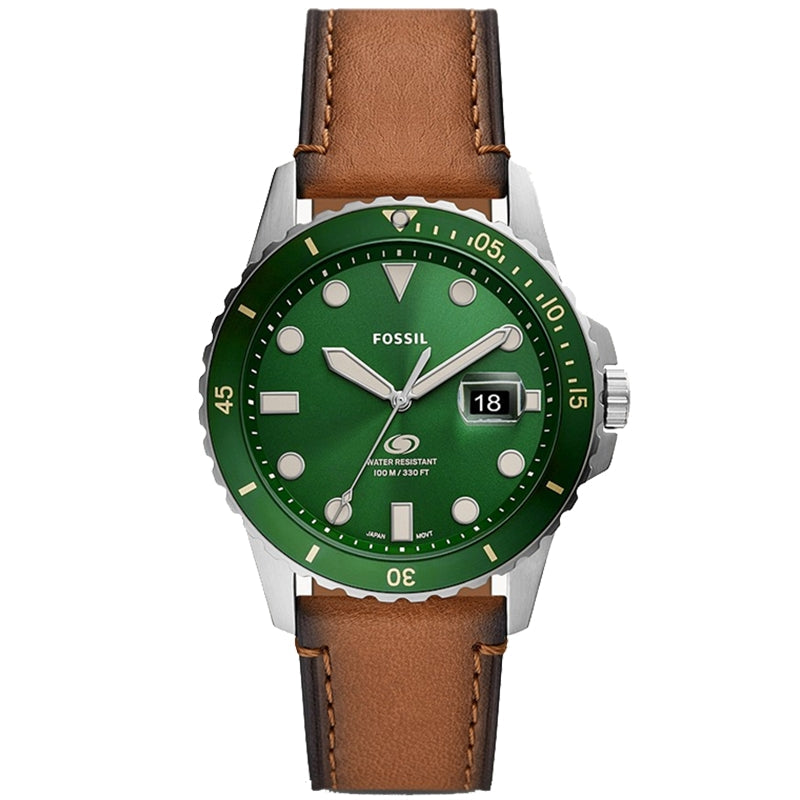Fossil Blue Dive 3 Zeiger Werk Datum