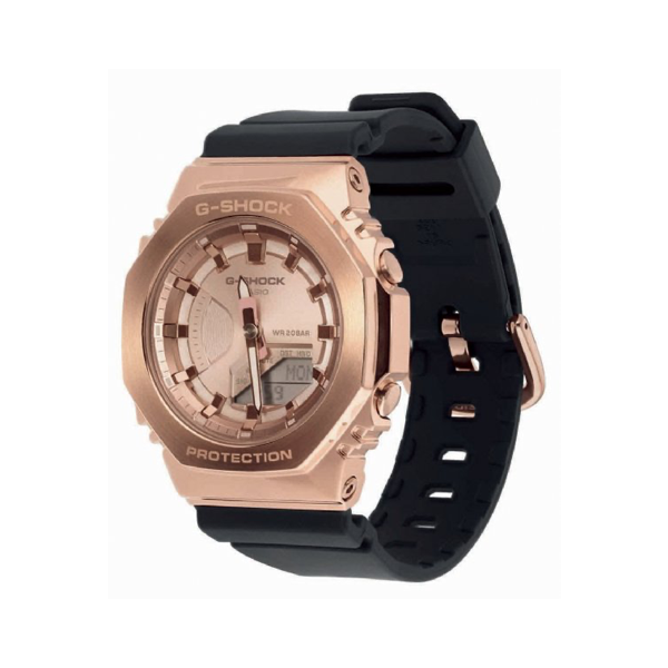 Casio GM S2100 Boîtier en métal doré rose GM S2100PG 1A4ER