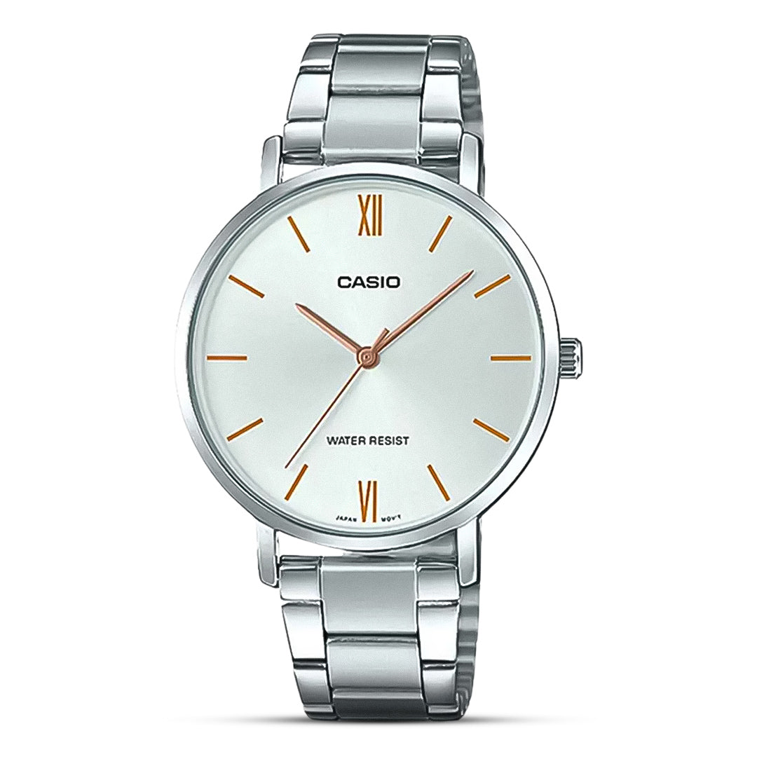 Casio Enticer Classic Silver Dial Watch