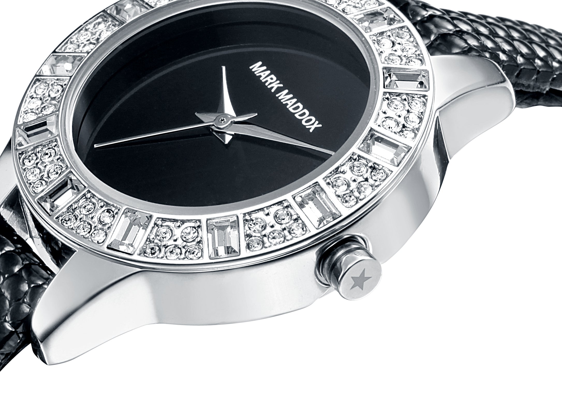 Mark Maddox Classic cuir noir O30 mm MC3022 50