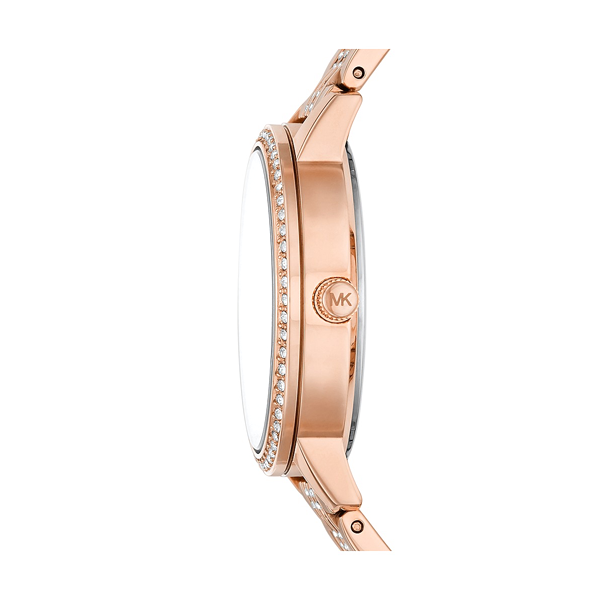 Michael Kors Melissa Pavé Rose Gold Tone Watch