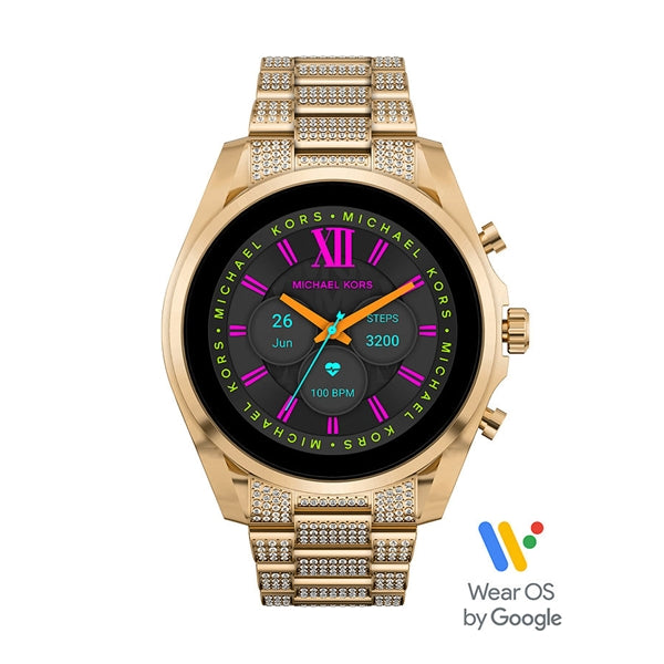 Michael Kors Smartwatch Gen 6 Bradshaw im Goldton mit Pavé