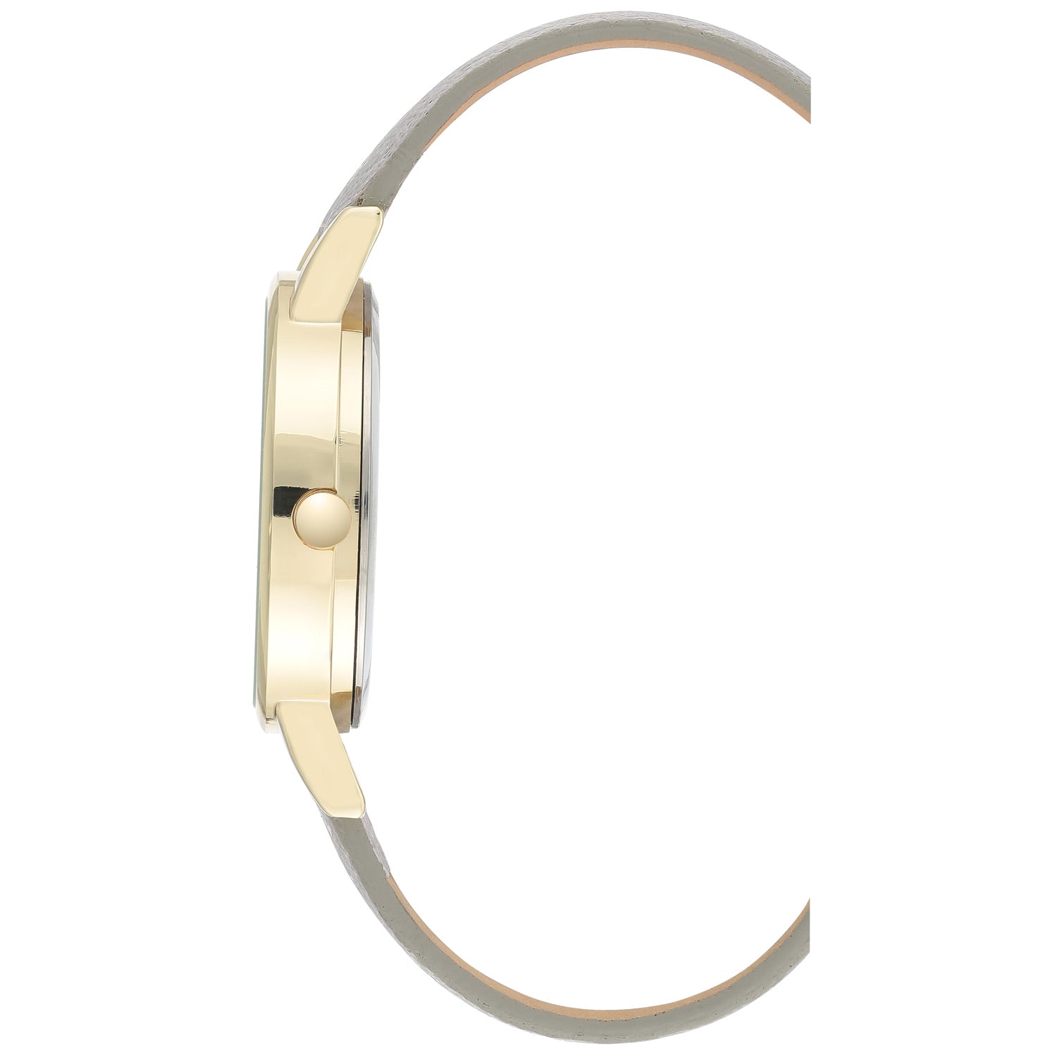 Montre à quartz analogique pour femme Nine West, boîtier en métal doré, bracelet en métal, cadran gris, NW2512GPGY