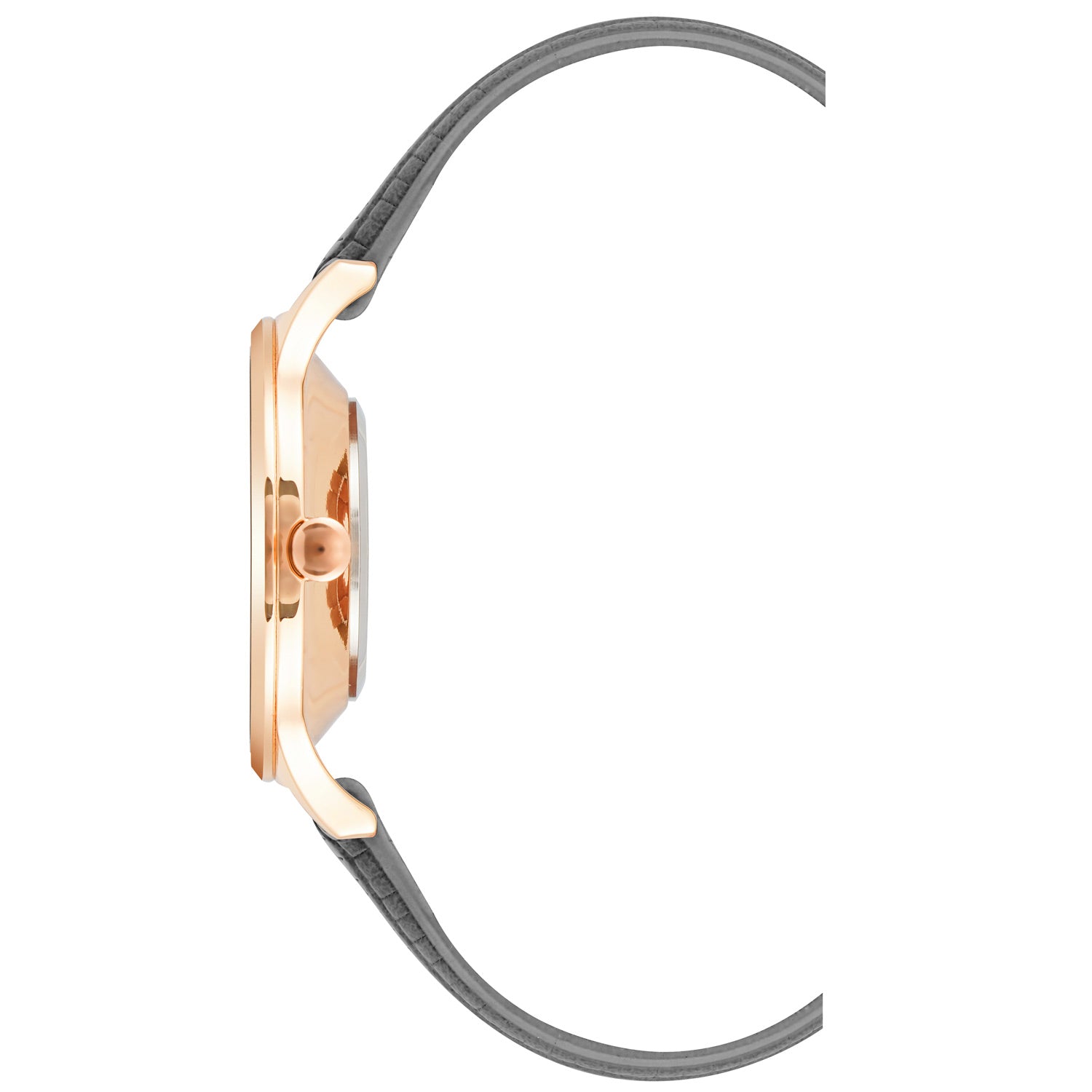 Montre à quartz analogique pour femme Nine West, boîtier en métal rose, bracelet en métal, cadran gris, NW2556RGY