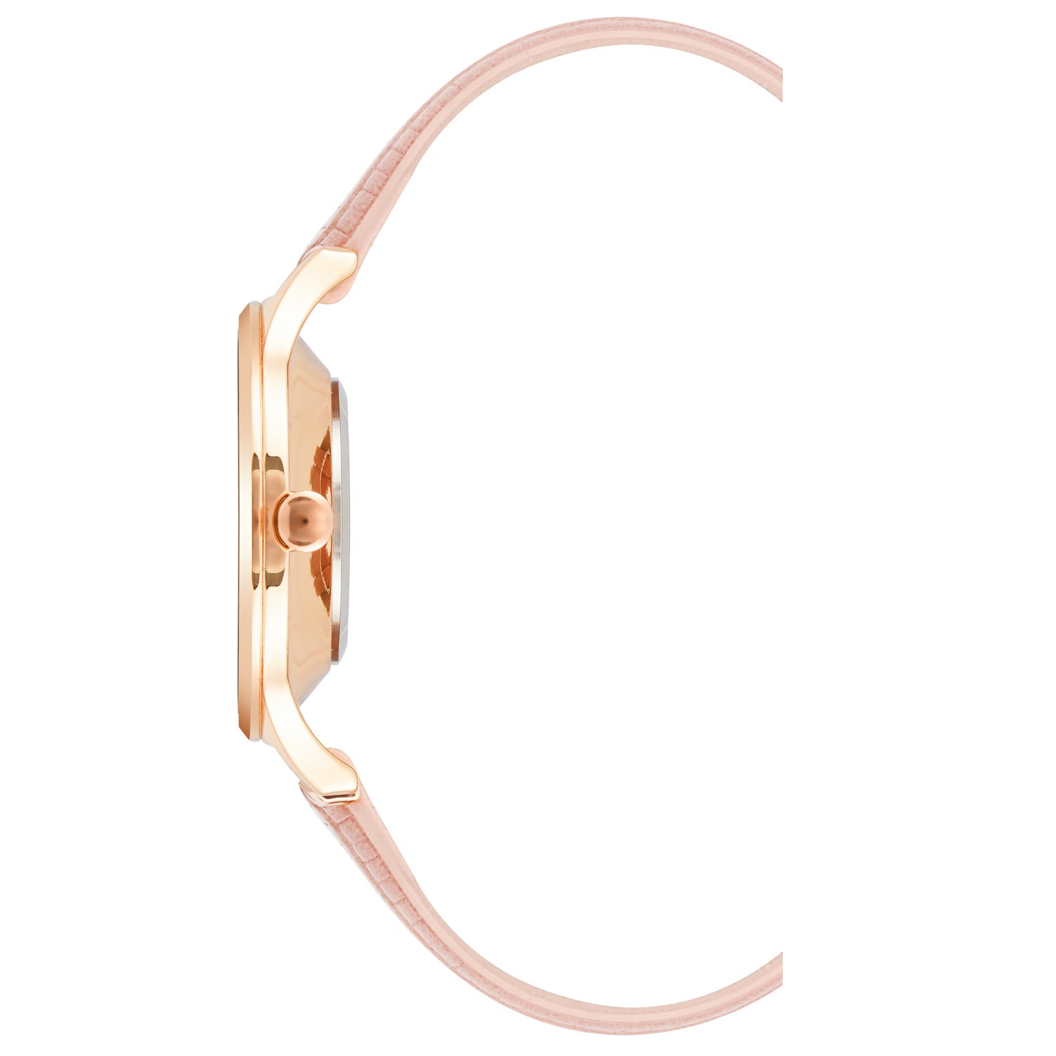 Montre à quartz analogique pour femme Nine West, boîtier en métal rose, bracelet en métal, cadran rose, NW2556RGPK