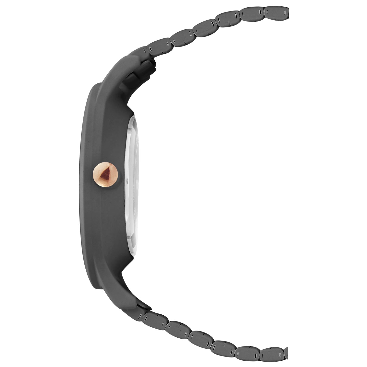 Montre à quartz analogique pour femme Nine West, boîtier en métal gris, bracelet en métal, cadran gris, NW2562GYGY