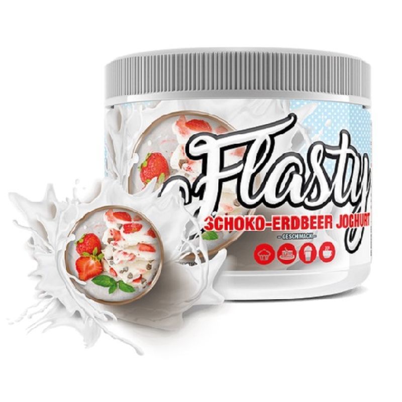 Sinob Flasty Geschmackspulver 250g Schokolade Joghurt Erdbeere