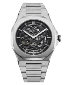 D1 Milano Skeleton Bracelet “Silver Skeleton”
