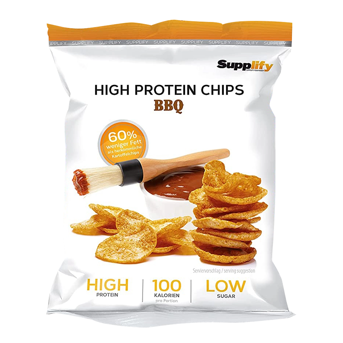 Supplify High Protein Chips 6 x 50g BBQ