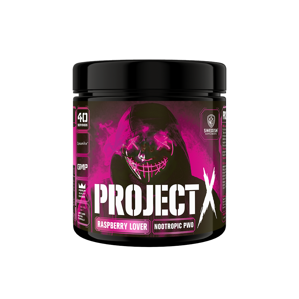 Swedish Supplements Project X 320 g Raspberry Lover