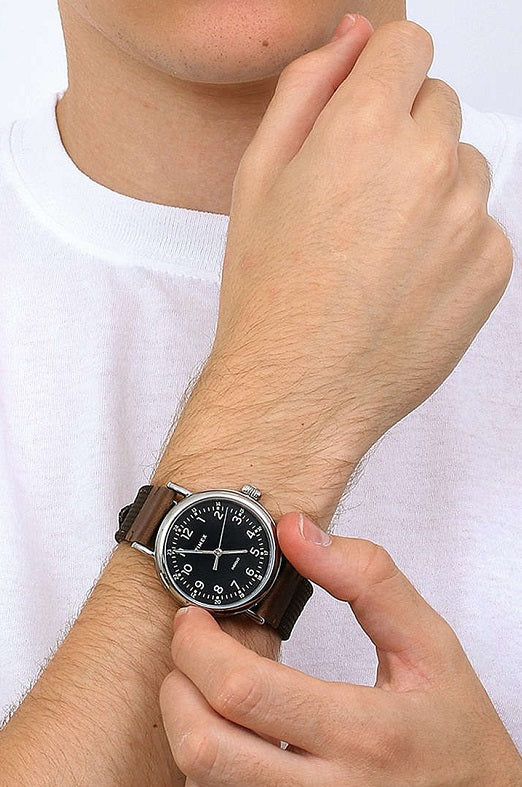 Timex Standard Quartz Black Dial Men’s Watch