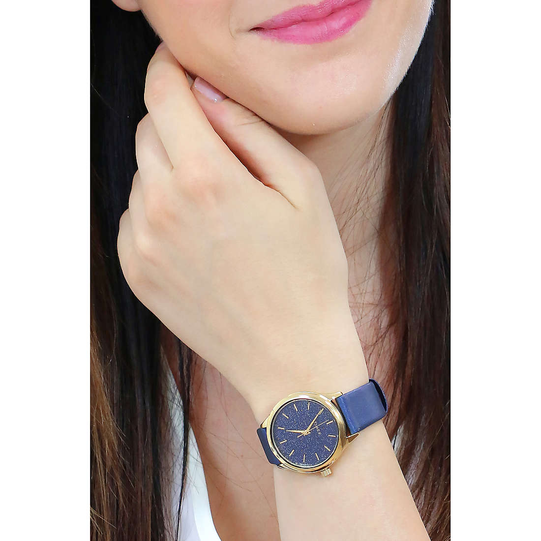 Timex City Quartz Blue Dial Ladies Watch