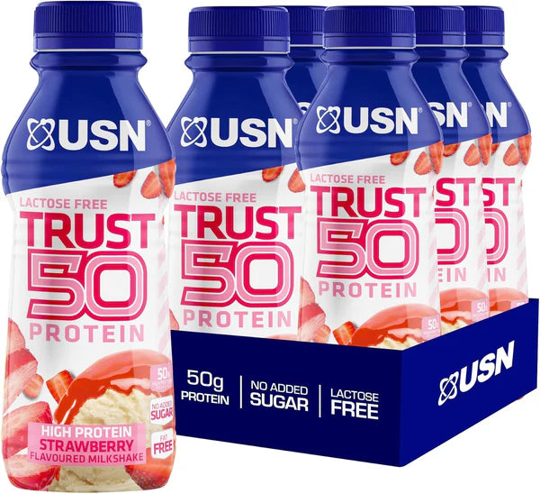 USN Trust Protein 50 6x500ml Strawberry