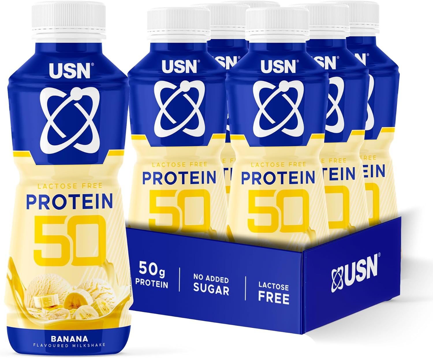 USN TRUST 50 Protein Drink Banana 6X500ml