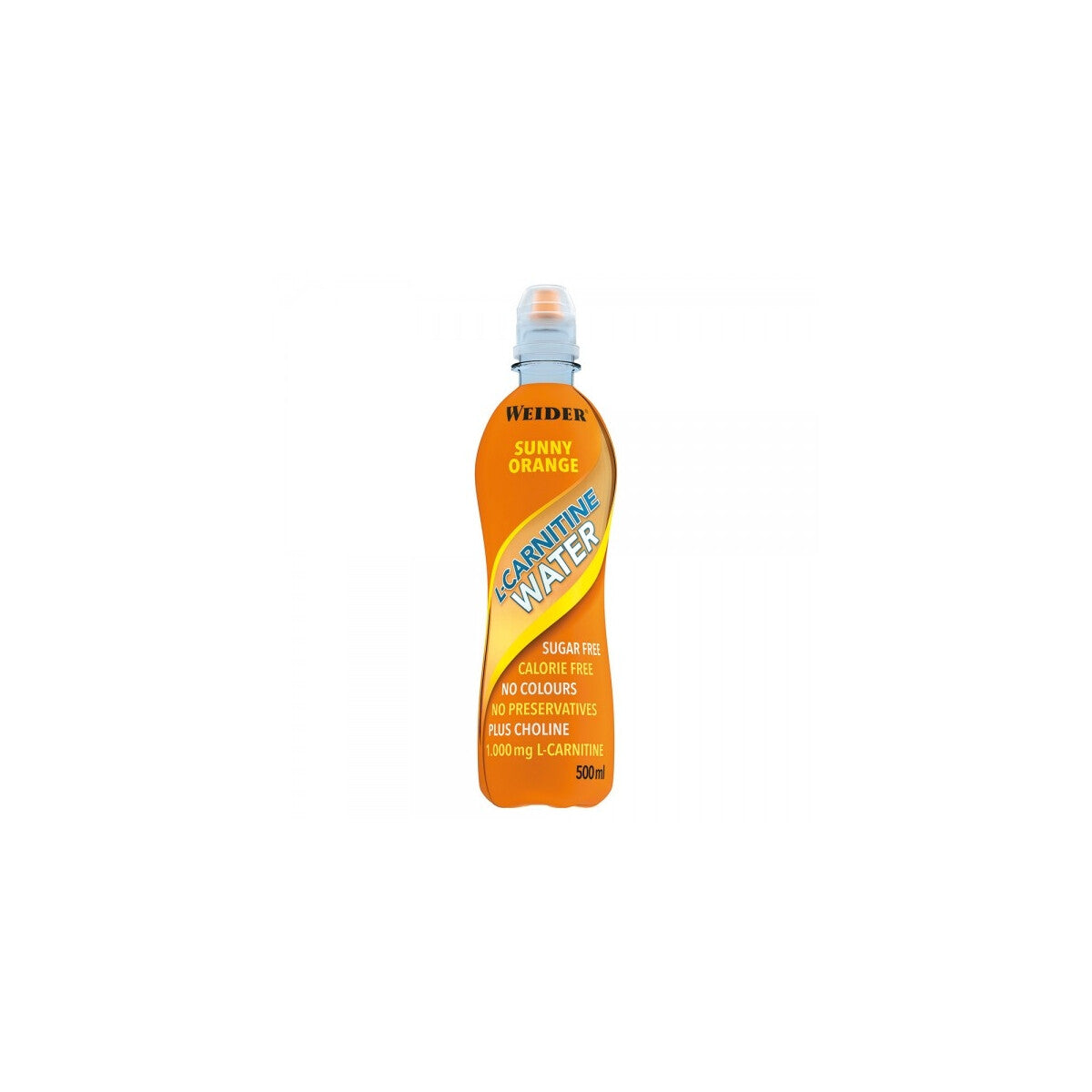Weider LCarnitine WATER 6 x 500ml Sunny Orange