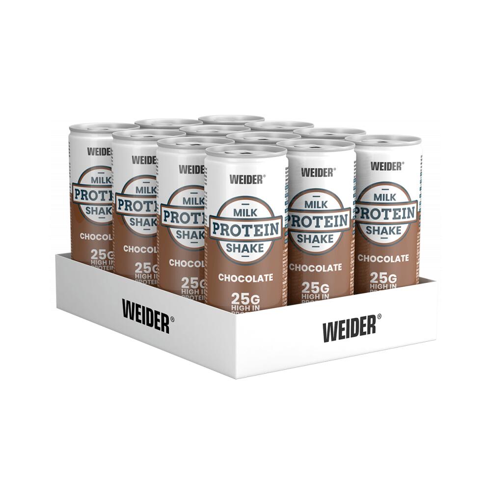 Weider Milk Preotein Shake 12x250ml Chocolate