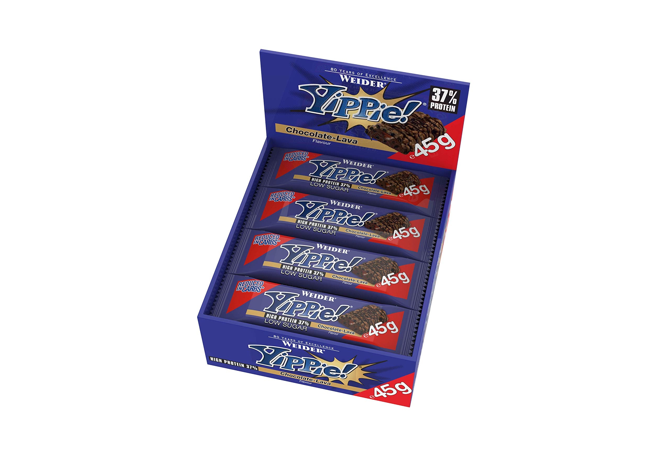 Weider Yippie Riegel 12x 45g ChocolateLava