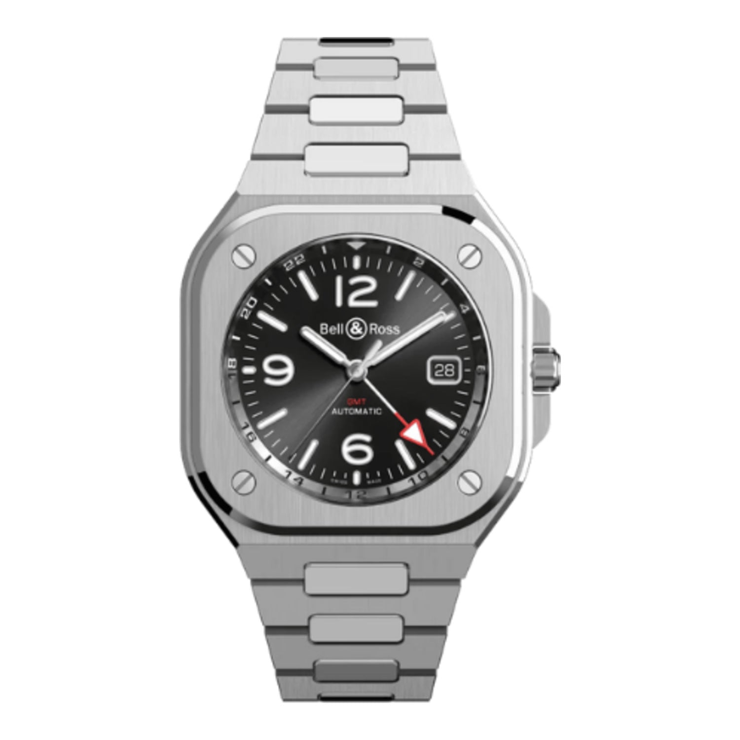 Bell & Ross BR 05 GMT Acier Noir