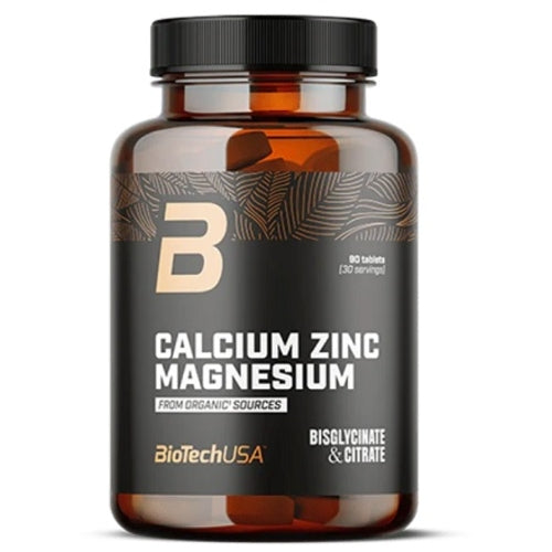 Biotech Calcium Zinc Magnesium From Organic Sources 90 Tabletten