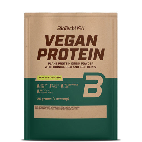 Biotech Vegan Protein 25G Proben Samples 50 Stück Vpe Coffee