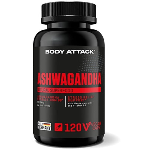 Body Attack Ashwagandha Ksm-66 120 Kapseln