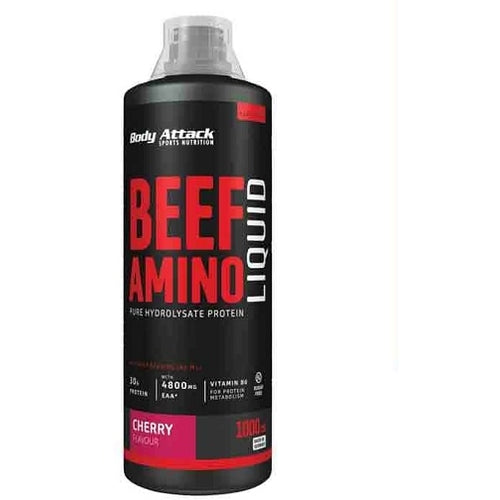 Body Attack Beef Amino Liquide 1000 ml Cerise