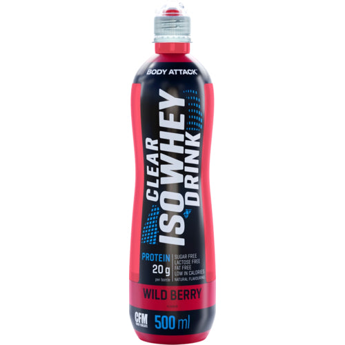 Body Attack Clear Iso Whey Drink 11 X 500Ml Tropical