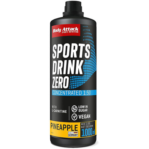 Body Attack Sports Drink Zero 1000 Ml Ananas