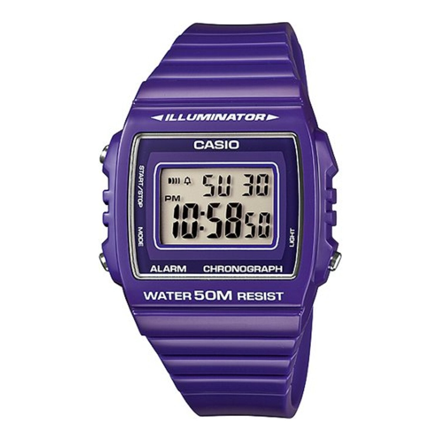 Montre de sport numérique Casio avec chronomètre, alarme et étanchéité jusqu&