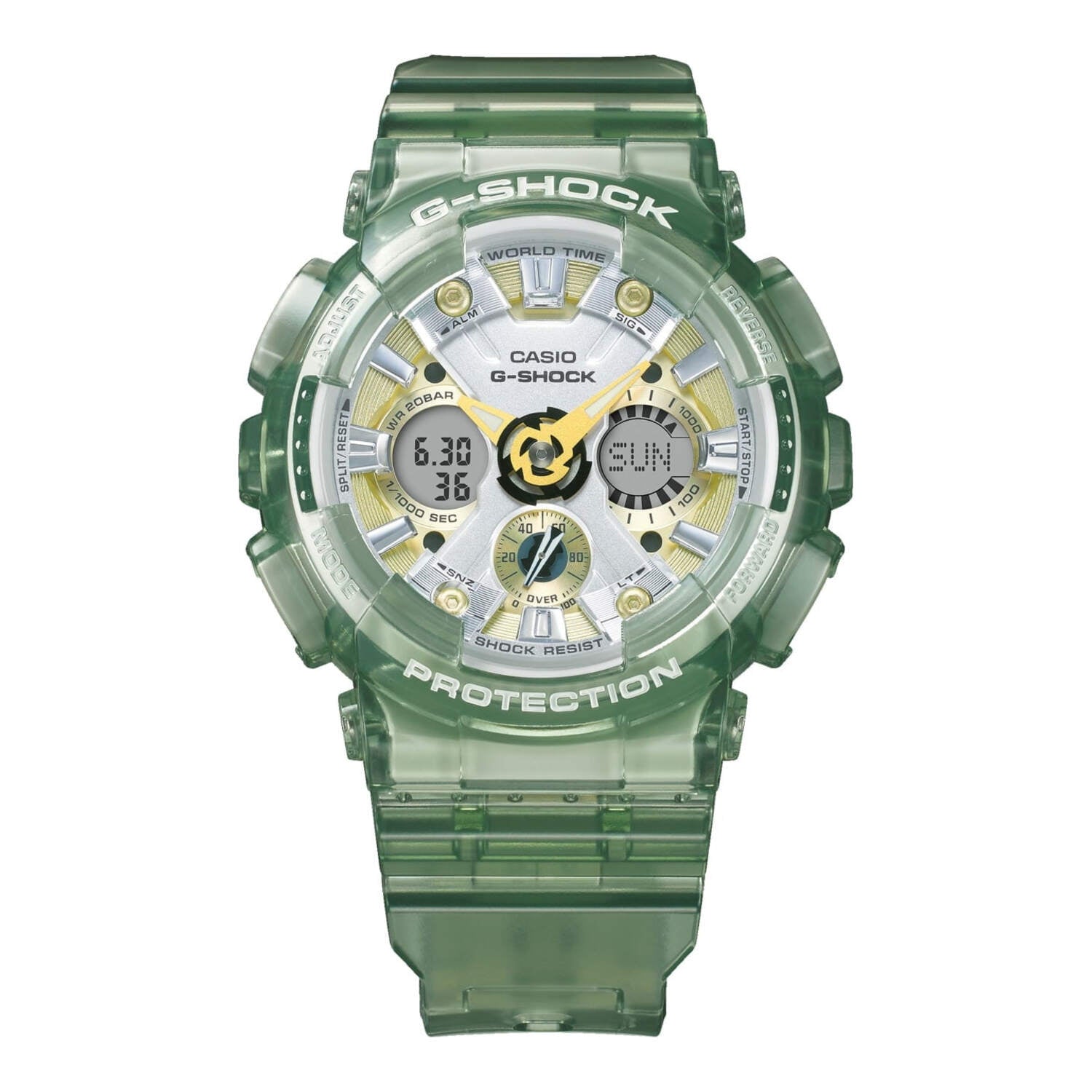 Casio GMA S120GS Métallisé Translucide
