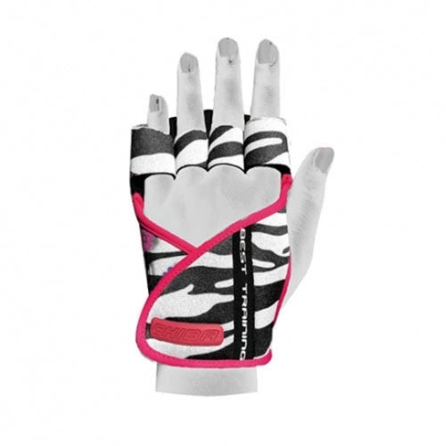 Chiba 40936 Lady Motivation Glove Pink Weiß Schwarz Hawaii M
