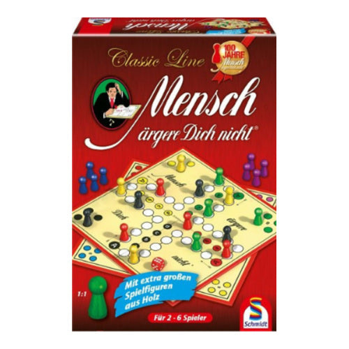 classic line mensch aergere dich nicht mit grossen spielfiguren spiel